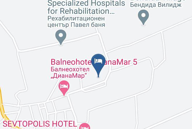 Pavel Banya - Hotel Restaurant Arizona Pavel Banya Maps