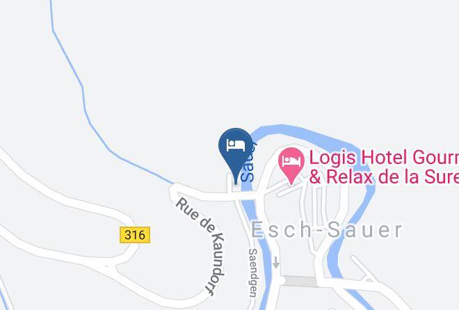 Esch Sur Sure - Hotel Restaurant Beau Site Maps
