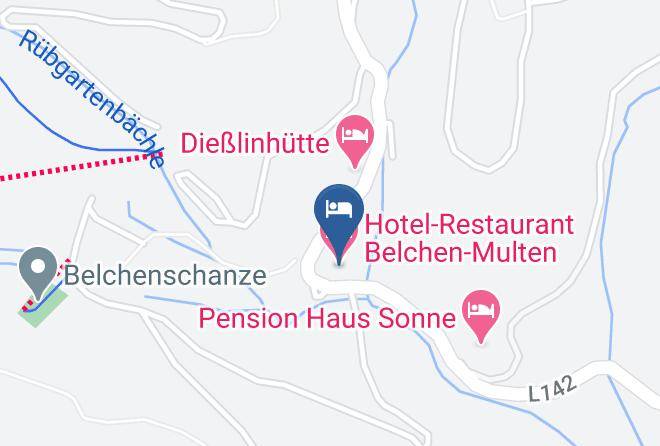 Lorrach - Hotel Restaurant Belchen Multen Maps