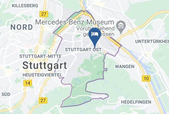 Stuttgart - Hotel Restaurant Bellevue Maps