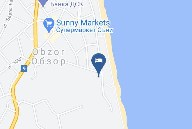 Nesebar - Hotel Restaurant Bisser Obzor Bulgaria Maps