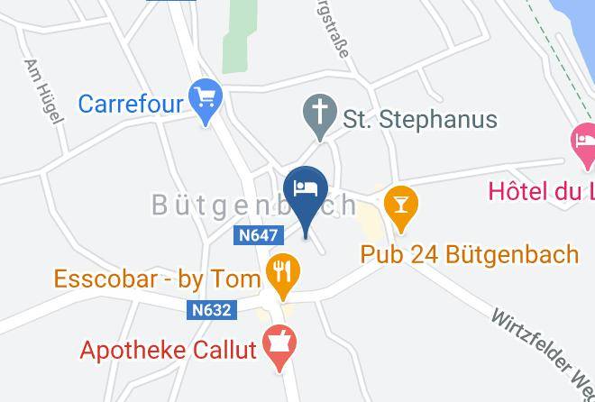 Liege - Hotel Restaurant Butgenbacher Hof Maps