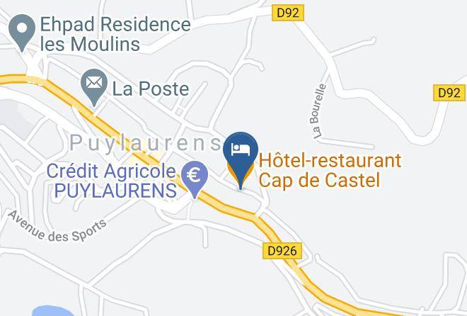 Tarn - Hotel Restaurant Cap De Castel Maps