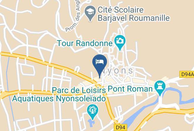 Drome - Hotel Restaurant Colombet Maps