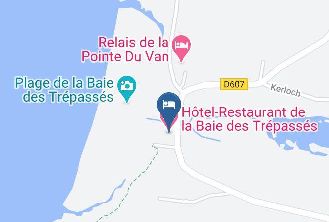 Finistere - Hotel Restaurant De La Baie Des Trepasses Maps