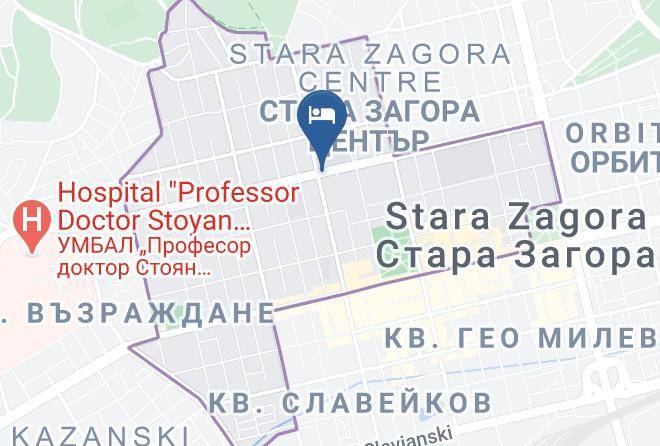 Stara Zagora - Hotel Restaurant Forum Maps