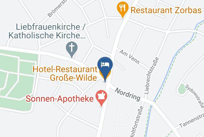 Hotel Restaurant Grose Wilde Gmbh Map