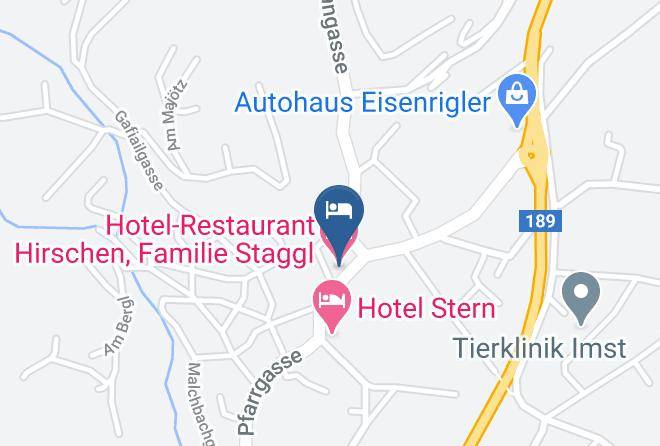 Imst - Hotel Restaurant Hirschen Familie Staggl Maps