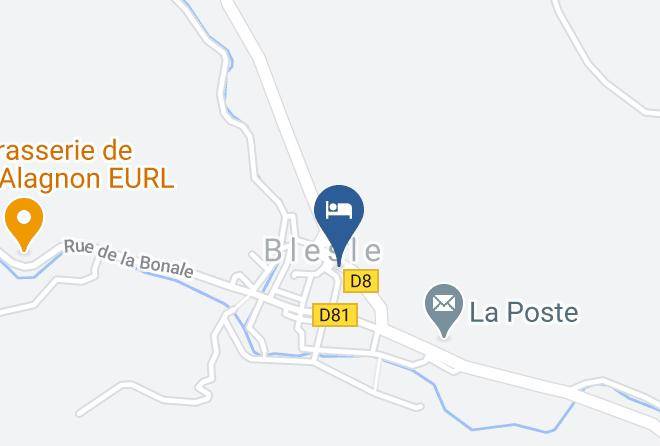 Haute Loire - Hotel Restaurant La Bougnate Maps
