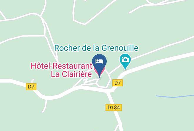 Bas Rhin - Hotel Restaurant La Clairiere Maps