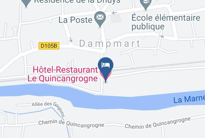 Seine Et Marne - Hotel Restaurant Le Quincangrogne Maps