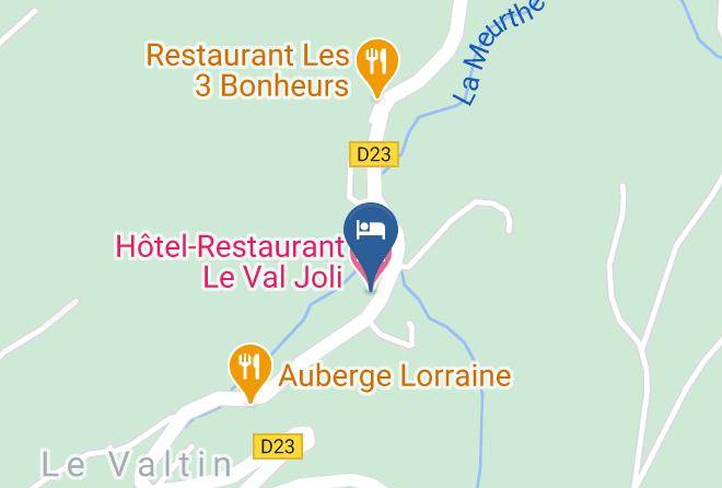 Hotel Restaurant Le Val Joli Map