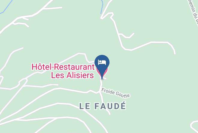 Haut Rhin - Hotel Restaurant Les Alisiers Maps