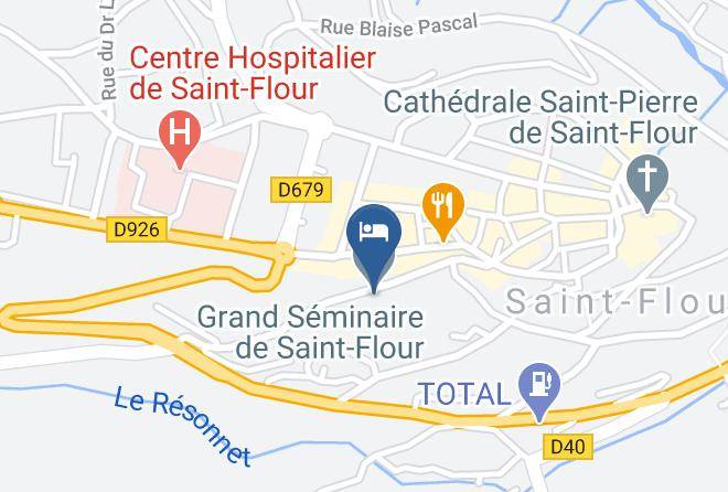 Cantal - Hotel Restaurant Les Planchettes Maps