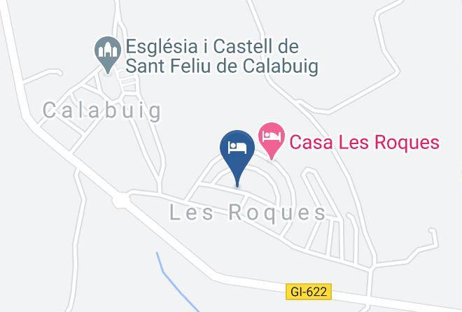 Girona - Hotel Restaurant Les Roques Maps