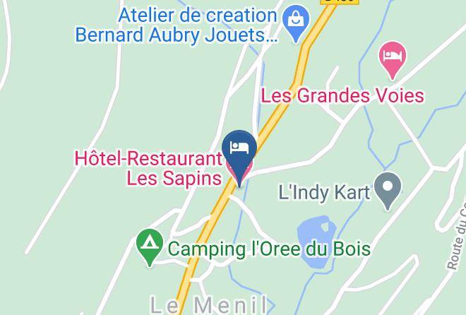 Hotel Restaurant Les Sapins Map