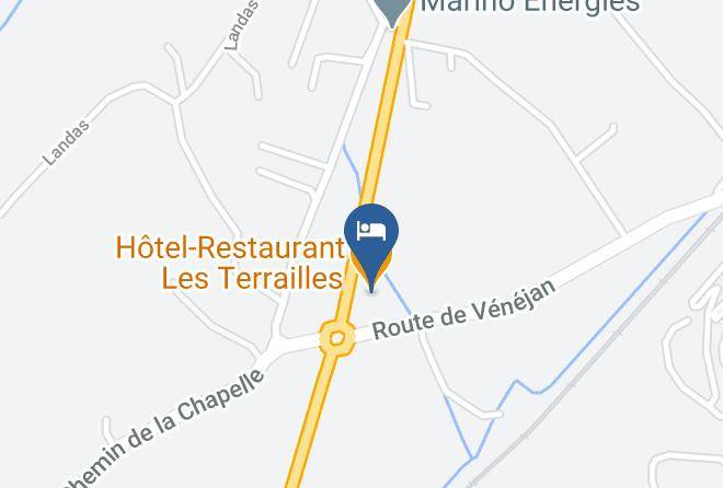 Gard - Hotel Restaurant Les Terrailles Maps