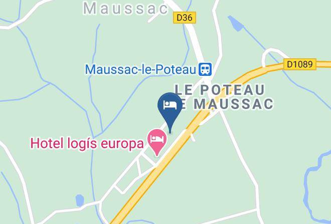 Correze - Hotel Restaurant Logis Europa Maps