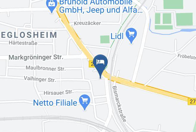 Ludwigsburg - Hotel Restaurant Poseidon Maps