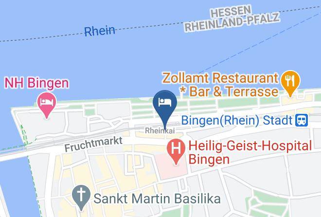 Mainz Bingen - Hotel Restaurant Rheingau Maps