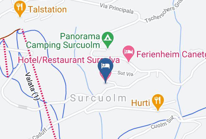 Surselva - Hotel Restaurant Surselva Maps