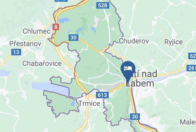 Usti Nad Labem - Hotel Restaurant Vetruse Maps