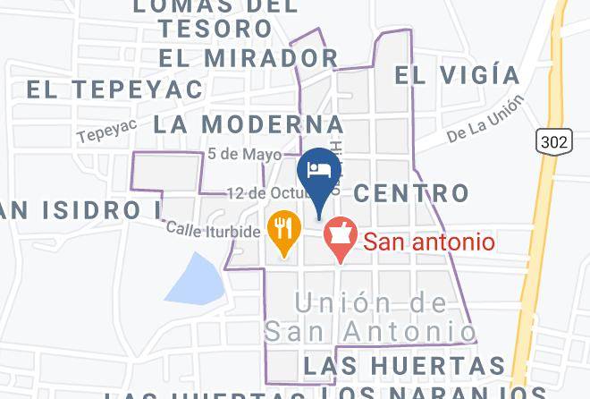 Hotel Restaurante Meson De La Perla Map