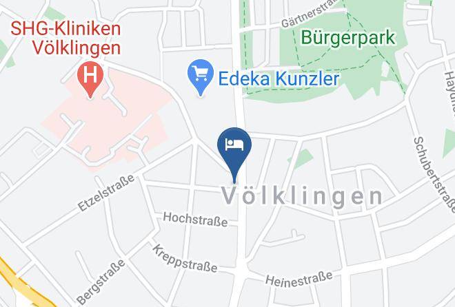 Saarbrucken - Hotel Ristorante Kurtz Maps