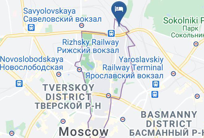 Moscow - Hotelrizhsky Market Maps