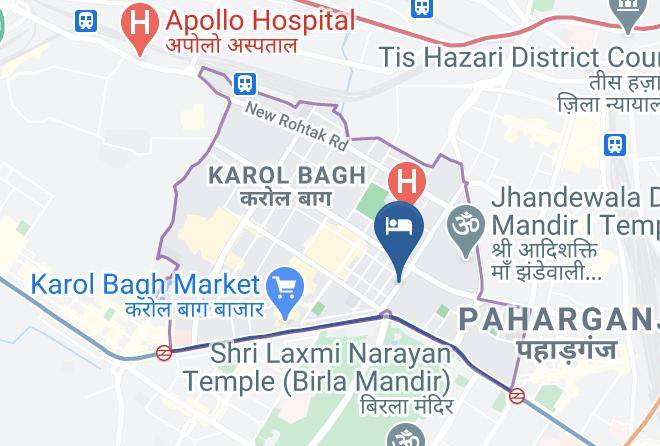 Karol Bagh - Hotels 18 New India Tours Maps