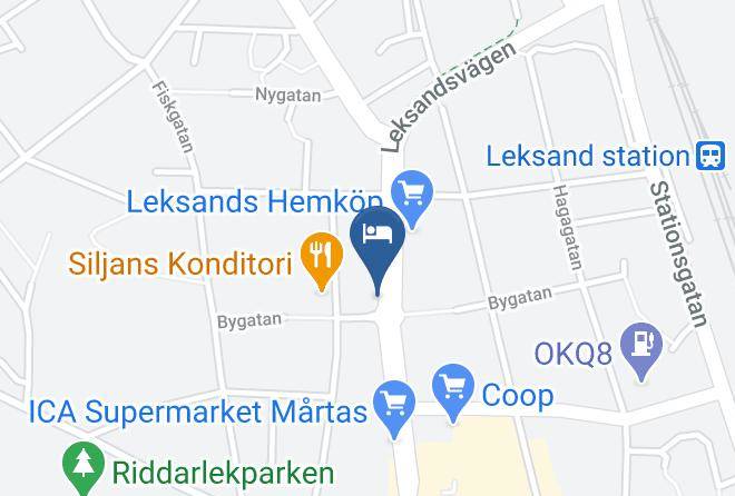 Hotell Leksand Map