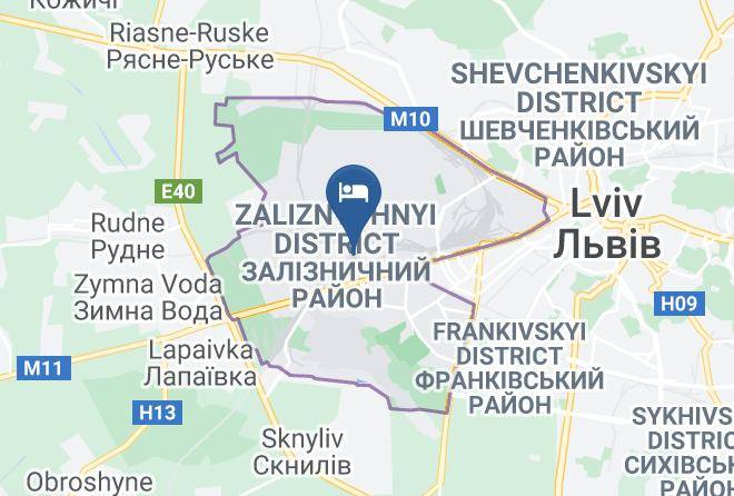 Lviv - Hotels Near Park Maps