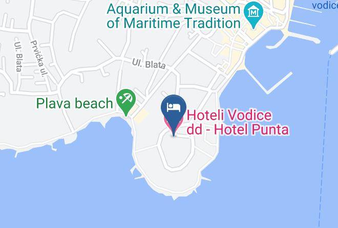 Vodice - Hotels Vodice Dd Hotel Punta Maps