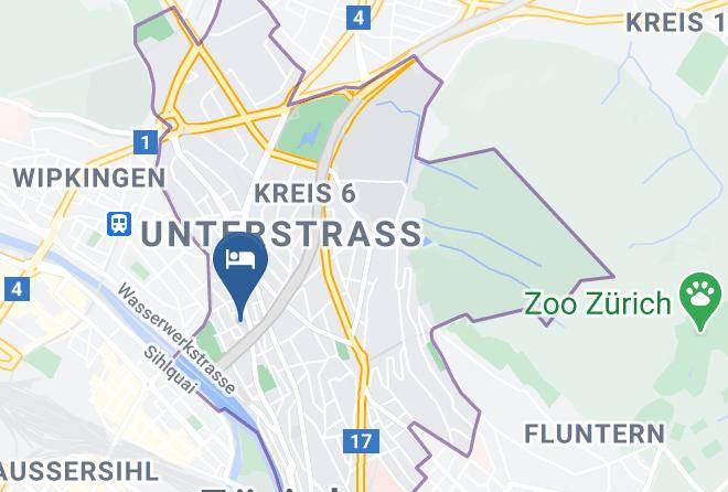Zurich - Hotels With A Bookmark Maps