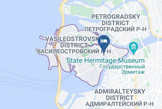 Saint Petersburg - Hotelsakvoyazhnavasilievsky Maps