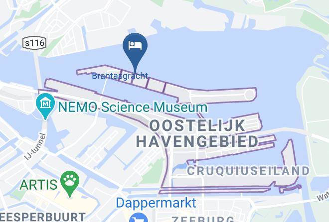Amsterdam - Hotelschip De Nieuwe Liefde Maps
