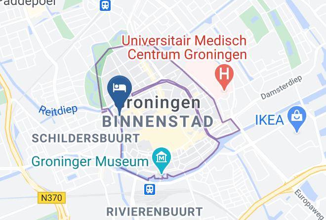 Groningen Groningen Centrum - Hotelschip Pelikaan Maps