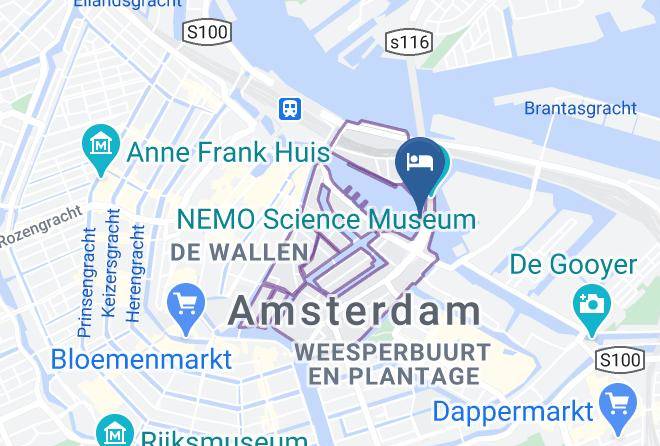 Amsterdam - Hotelboot Sarah Maps