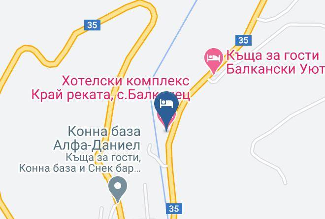 Troyan - Hotelski Kompleks Kray Rekata S Balkanets Maps