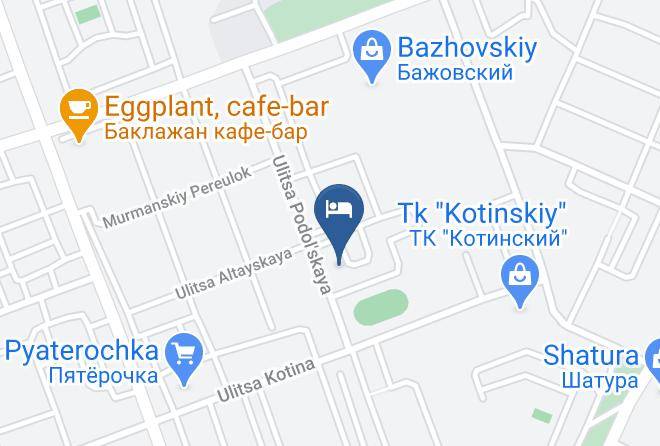Chelyabinsk - Hotel&spa Euphoria Maps
