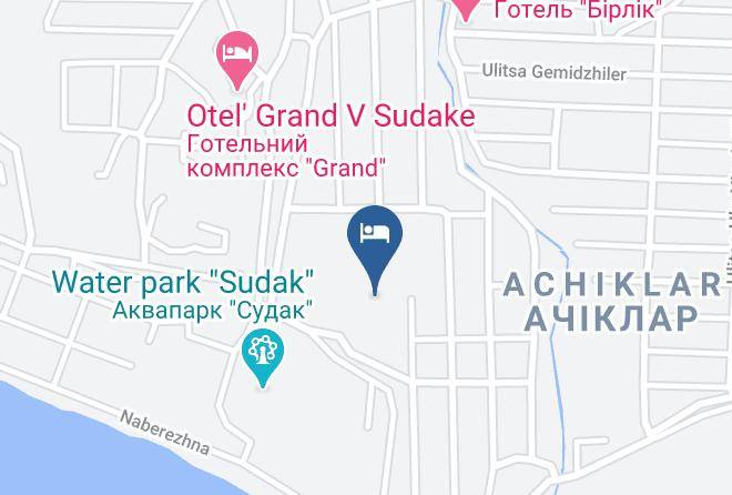 Sudak - Hoteltryskele Maps