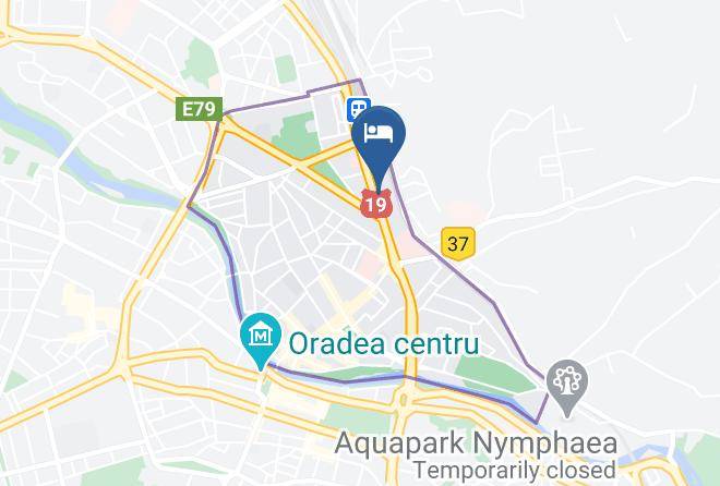 Oradea - Hotelul Carnival En Oradea Maps
