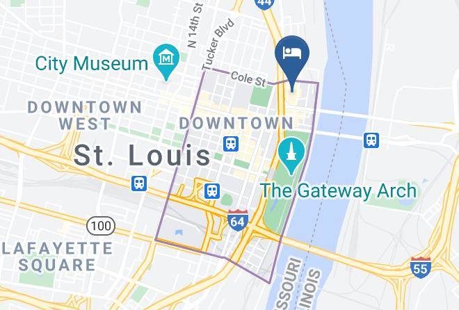 St Louis City - Lumiere Place Casino & Hotel Maps