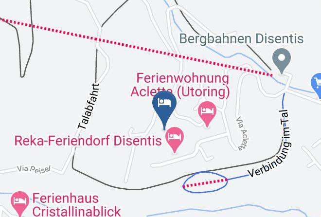 Surselva - Hotel Ustaria Pez Ault Maps