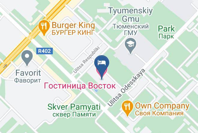 Tyumen - Hotelvostok Maps