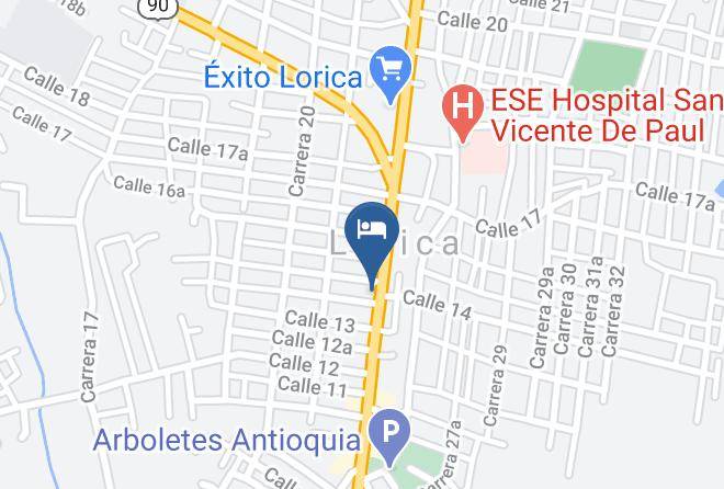 Lorica - Hoterl Monterrey Maps