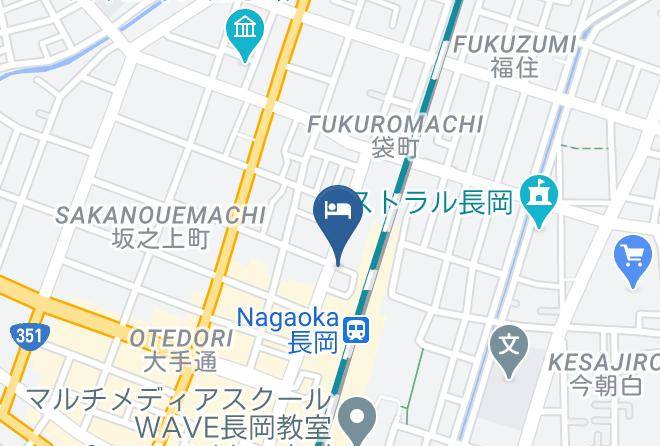 Nagaoka City - Hoteru New Green Plaza Maps