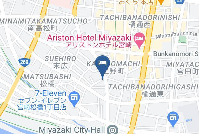 Miyazaki City - Hoterueriawanmiyazaki Maps