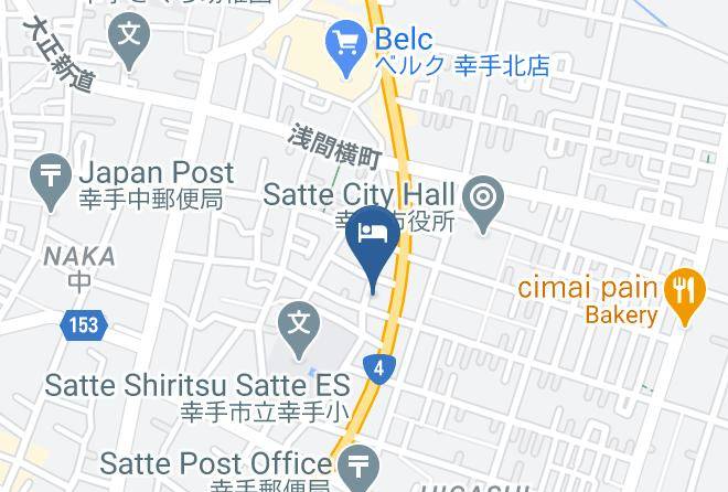 Satte City - Hoterugurinkoa Hotel Green Core Maps