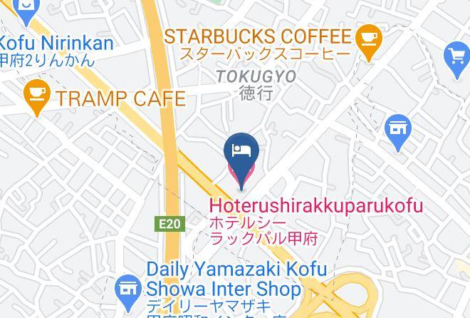 Kofu City - Hoterushirakkuparukofu Maps